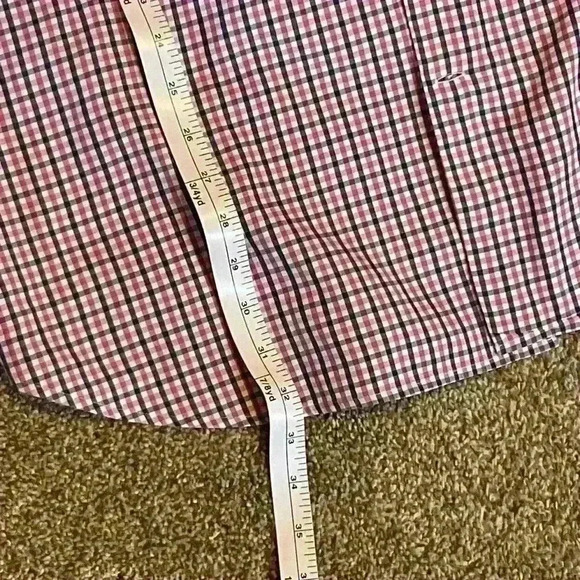 Peter Millar cotton button down plaid shirt. Extra Large - Picture 6 of 8